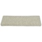 vidaXL Alfombrilla autoadhesiva escalera sisal 15 uds gris 65x21x4 cm vidaXL Alfombrilla autoadhesiva escalera sisal 15 uds gris 65x21x4 cm