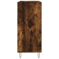 vidaXL Mueble discos madera contrachapada roble ahumado 84,5x38x89 cm vidaXL Mueble discos madera contrachapada roble ahumado 84,5x38x89 cm