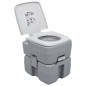 vidaXL Inodoro portátil para camping gris 20 + 10 L vidaXL Inodoro portátil para camping gris 20 + 10 L