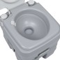 vidaXL Inodoro portátil para camping gris 20 + 10 L vidaXL Inodoro portátil para camping gris 20 + 10 L