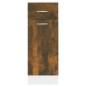vidaXL Armario bajo de cocina madera de ingeniería roble ahumado vidaXL Armario bajo de cocina madera de ingeniería roble ahumado