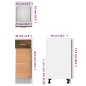 vidaXL Armario bajo de cocina madera de ingeniería roble ahumado vidaXL Armario bajo de cocina madera de ingeniería roble ahumado