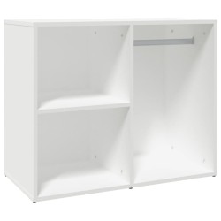 vidaXL Mueble vestidor madera contrachapada blanco 80x40x65 cm
