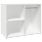 vidaXL Mueble vestidor madera contrachapada blanco 80x40x65 cm vidaXL Mueble vestidor madera contrachapada blanco 80x40x65 cm