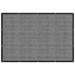vidaXL Red para contenedor de transporte HDPE negro 3,5x6 m