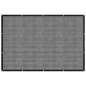 vidaXL Red para contenedor de transporte HDPE negro 3,5x6 m