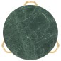 vidaXL Mesa de centro piedra real textura de mármol verde 65x65x42 cm vidaXL Mesa de centro piedra real textura de mármol verde 65x65x42 cm