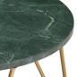 vidaXL Mesa de centro piedra real textura de mármol verde 65x65x42 cm vidaXL Mesa de centro piedra real textura de mármol verde 65x65x42 cm