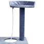 vidaXL Rascador para gatos poste rascador de sisal 150 cm azul oscuro