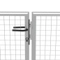 vidaXL Puerta de jardín de acero galvanizado plateado 415x250 cm vidaXL Puerta de jardín de acero galvanizado plateado 415x250 cm