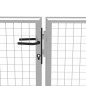 vidaXL Puerta de jardín de acero galvanizado plateado 415x150 cm vidaXL Puerta de jardín de acero galvanizado plateado 415x150 cm