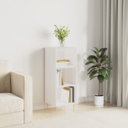 vidaXL Aparador de madera de ingeniería blanco 34,5x32,5x90 cm