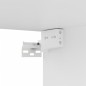 vidaXL Set de muebles de TV 4 piezas madera de ingeniería blanco