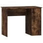 vidaXL Escritorio de madera contrachapada roble ahumado 100x55x75 cm vidaXL Escritorio de madera contrachapada roble ahumado 100x55x75 cm