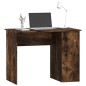 vidaXL Escritorio de madera contrachapada roble ahumado 100x55x75 cm vidaXL Escritorio de madera contrachapada roble ahumado 100x55x75 cm