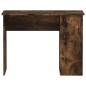 vidaXL Escritorio de madera contrachapada roble ahumado 100x55x75 cm vidaXL Escritorio de madera contrachapada roble ahumado 100x55x75 cm