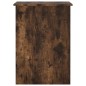 vidaXL Escritorio de madera contrachapada roble ahumado 100x55x75 cm vidaXL Escritorio de madera contrachapada roble ahumado 100x55x75 cm