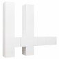 vidaXL Set de muebles de salón TV 6 piezas madera de ingeniería blanco