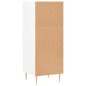 vidaXL Aparador de madera de ingeniería blanco 34,5x32,5x90 cm