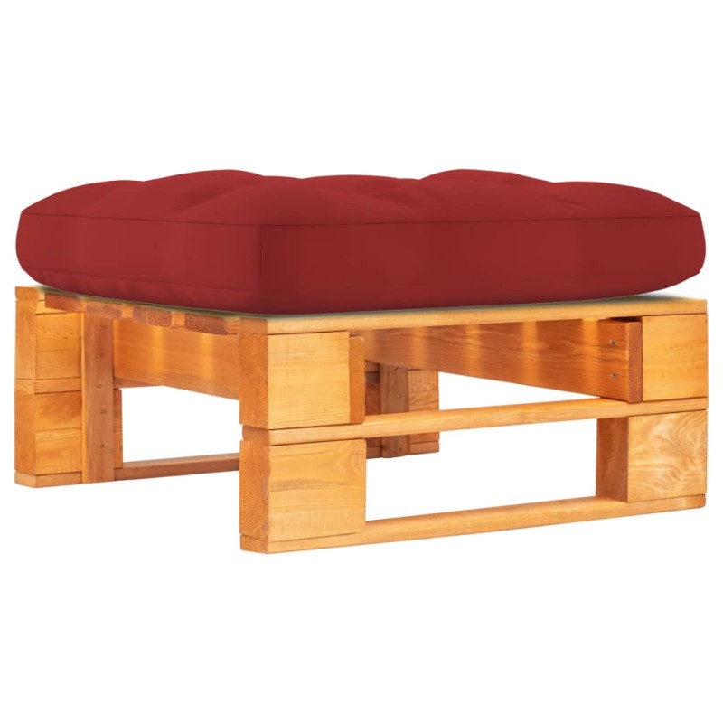 vidaXL Otomana de jardín de palets madera pino impregnada marrón miel vidaXL Otomana de jardín de palets madera pino impregnada marrón miel