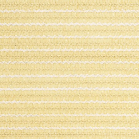 vidaXL Toldo para balcón HDPE beige 90x600 cm