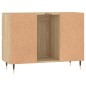 vidaXL Mueble de baño madera de ingeniería roble Sonoma 80x33x60 cm