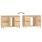 vidaXL Mueble de baño madera de ingeniería roble Sonoma 80x33x60 cm