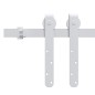 vidaXL Kit mini puerta corredera armario acero carbono blanco 122 cm vidaXL Kit mini puerta corredera armario acero carbono blanco 122 cm