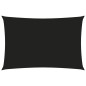 vidaXL Toldo de vela rectangular tela Oxford negro 2,5x4,5 m