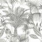 DUTCH WALLCOVERINGS Papel de pared Kidatu gris y blanco DUTCH WALLCOVERINGS Papel de pared Kidatu gris y blanco