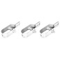 vidaXL Valla metálica con estacas postes acero galvanizado 25x1,25 m vidaXL Valla metálica con estacas postes acero galvanizado 25x1,25 m
