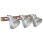 vidaXL Lámpara de pared industrial plateado 65x25 cm E27 vidaXL Lámpara de pared industrial plateado 65x25 cm E27
