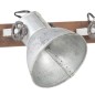 vidaXL Lámpara de pared industrial plateado 65x25 cm E27 vidaXL Lámpara de pared industrial plateado 65x25 cm E27