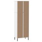 vidaXL Librería con 2 cajones OSLO madera maciza blanco 60x35x180 cm vidaXL Librería con 2 cajones OSLO madera maciza blanco 60x35x180 cm
