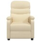 vidaXL Sillón de masaje eléctrico tela color crema vidaXL Sillón de masaje eléctrico tela color crema