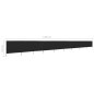 vidaXL Paravientos de 9 paneles tela negro 1200x120 cm vidaXL Paravientos de 9 paneles tela negro 1200x120 cm