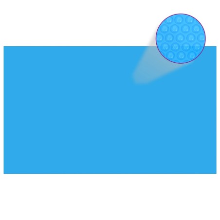 vidaXL Cubierta de piscina rectangular PE azul 500x300 cm