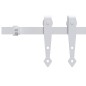 vidaXL Kit mini puerta corredera armario acero carbono blanco 152 cm vidaXL Kit mini puerta corredera armario acero carbono blanco 152 cm