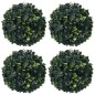 vidaXL Bolas de boj artificial 4 unidades 12 cm vidaXL Bolas de boj artificial 4 unidades 12 cm