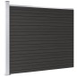 vidaXL Panel de valla WPC gris 175x146 cm vidaXL Panel de valla WPC gris 175x146 cm