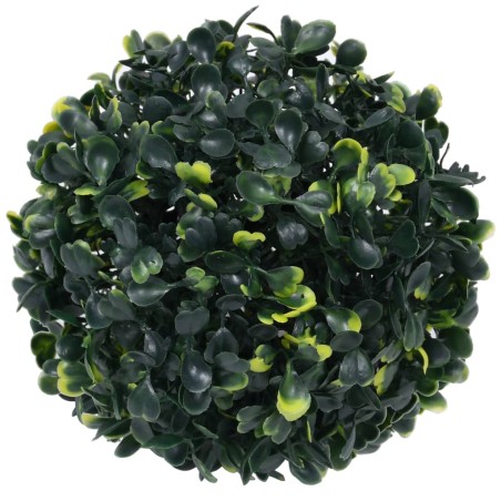 vidaXL Bolas de boj artificial 4 unidades 12 cm