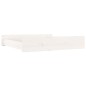 vidaXL Cajones de cama 2 unidades madera maciza de pino blanco vidaXL Cajones de cama 2 unidades madera maciza de pino blanco
