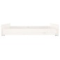 vidaXL Cajones de cama 2 unidades madera maciza de pino blanco vidaXL Cajones de cama 2 unidades madera maciza de pino blanco
