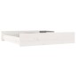vidaXL Cajones de cama 2 unidades madera maciza de pino blanco vidaXL Cajones de cama 2 unidades madera maciza de pino blanco