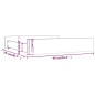 vidaXL Cajones de cama 2 unidades madera maciza de pino blanco vidaXL Cajones de cama 2 unidades madera maciza de pino blanco