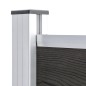 vidaXL Panel de valla WPC gris 175x146 cm vidaXL Panel de valla WPC gris 175x146 cm