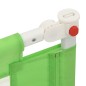 vidaXL Barandilla de seguridad cama de niño verde tela 140x25 cm