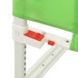 vidaXL Barandilla de seguridad cama de niño verde tela 140x25 cm
