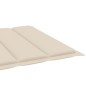 vidaXL Tumbona de jardín con cojín madera maciza de acacia vidaXL Tumbona de jardín con cojín madera maciza de acacia