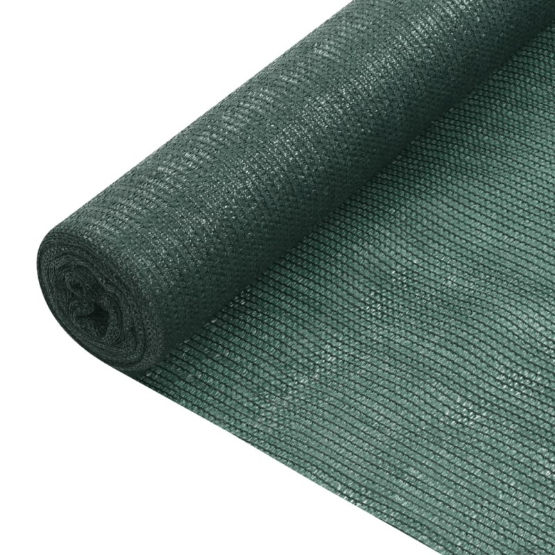 vidaXL Red de privacidad HDPE verde 3,6x10 m 75 g/m² 